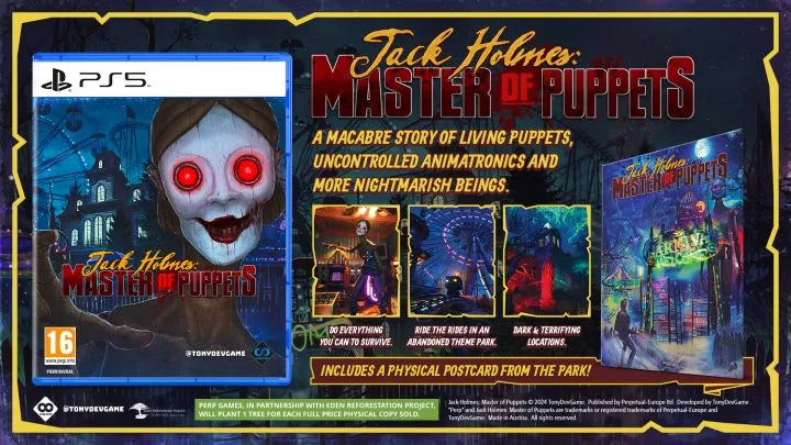 Jack Holmes Master Of Puppets PS5 Video Game PlayStation 5 Game EU ITA New