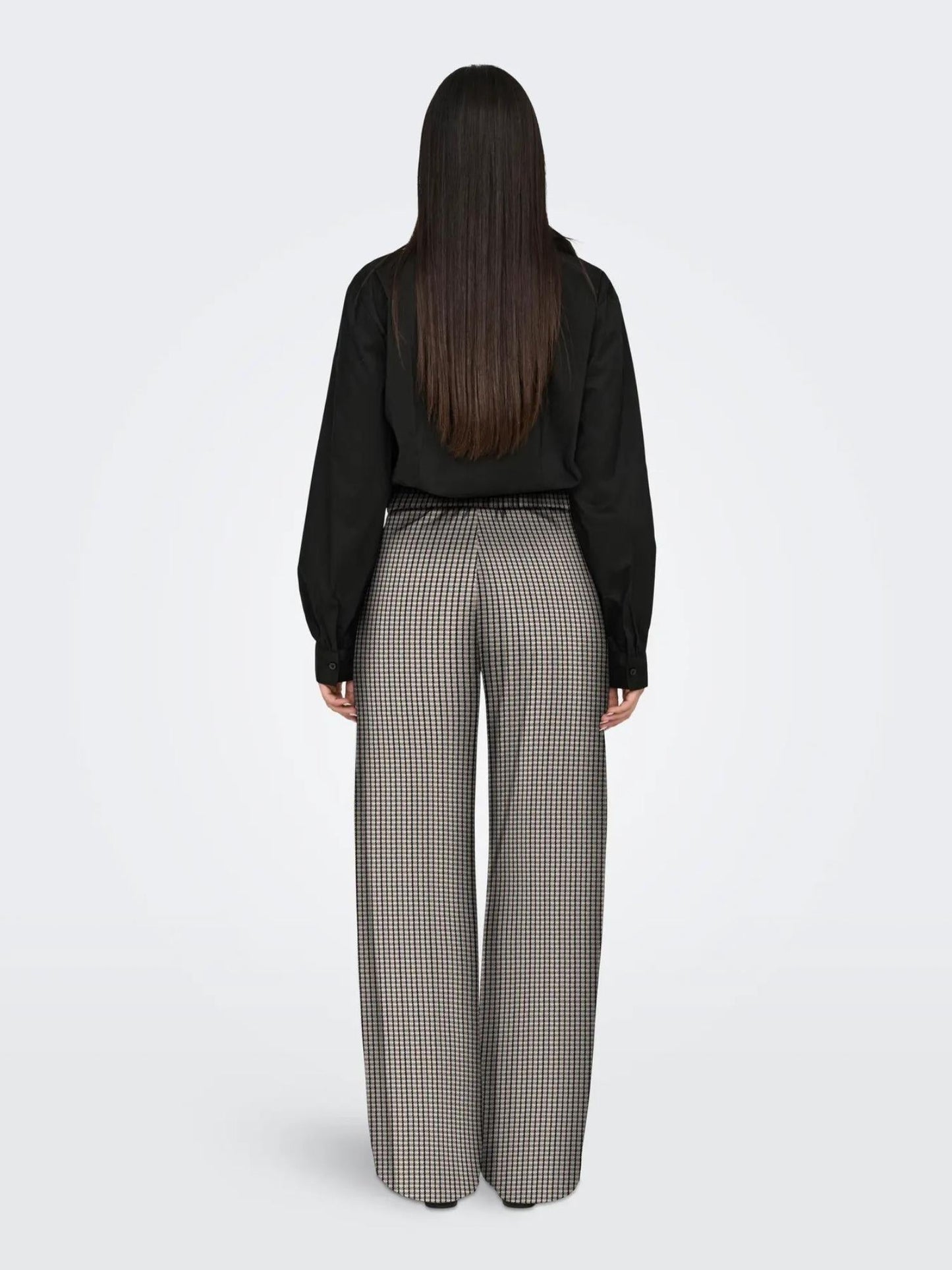 Jacqueline De Yong Pantaloni Donna Geggo Wide Leg Fit Tapioca
