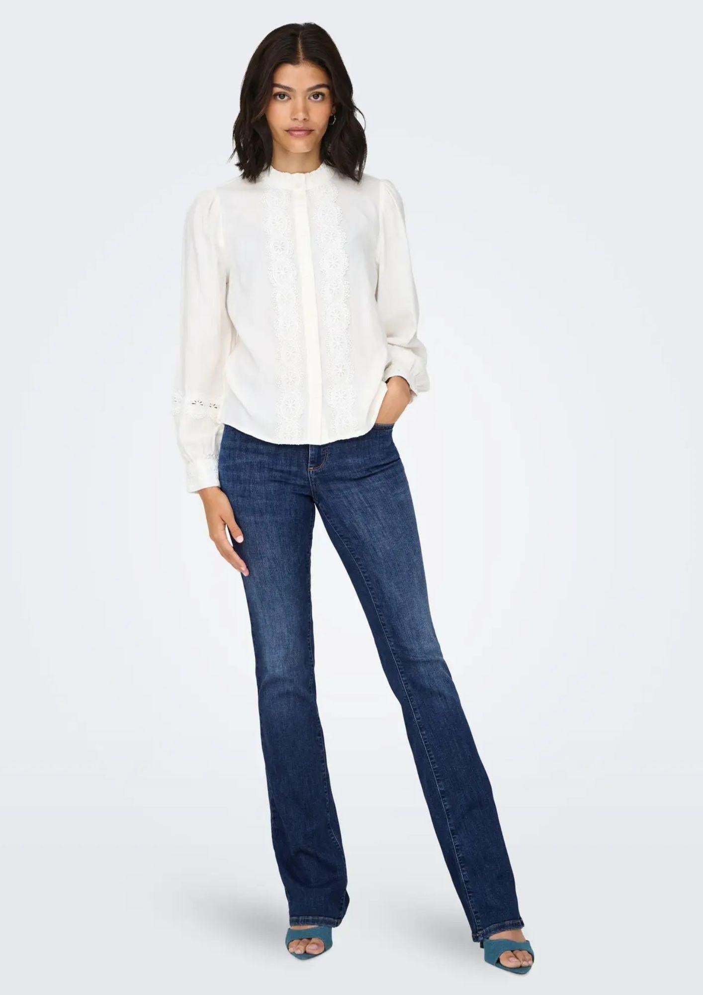Only Jeans Donna Ann Blu Denim Scuro