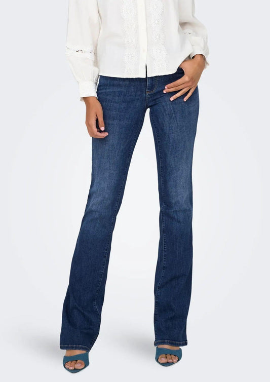 Only Jeans Donna Ann Blu Denim Scuro