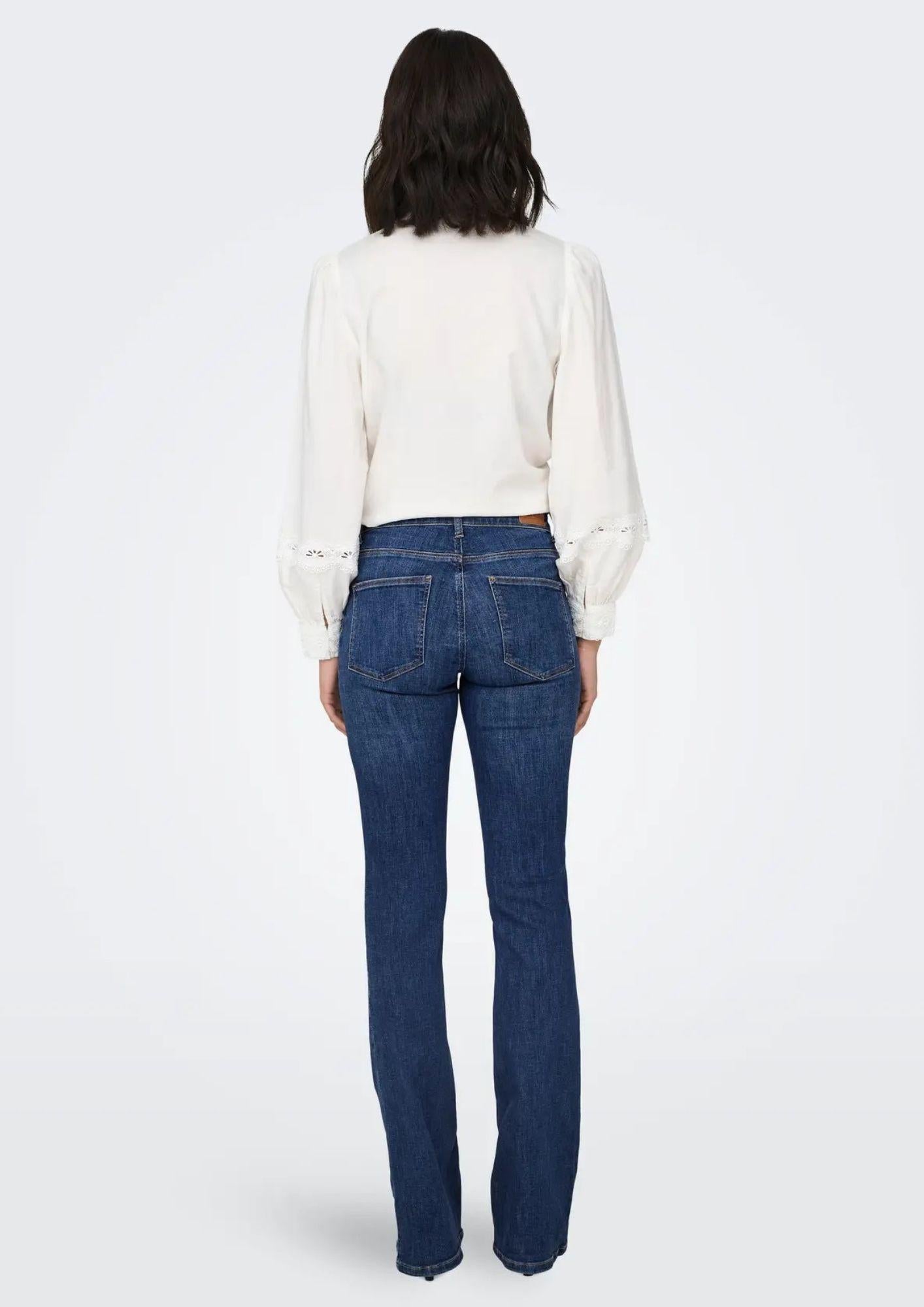Only Jeans Donna Ann Blu Denim Scuro