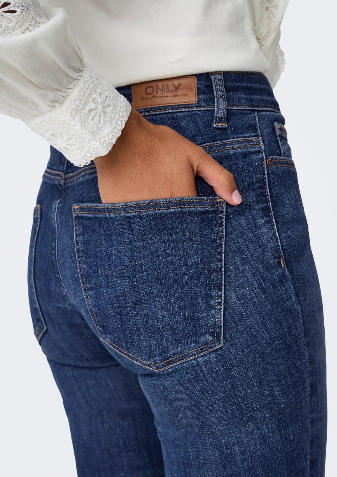 Only Jeans Donna Ann Blu Denim Scuro
