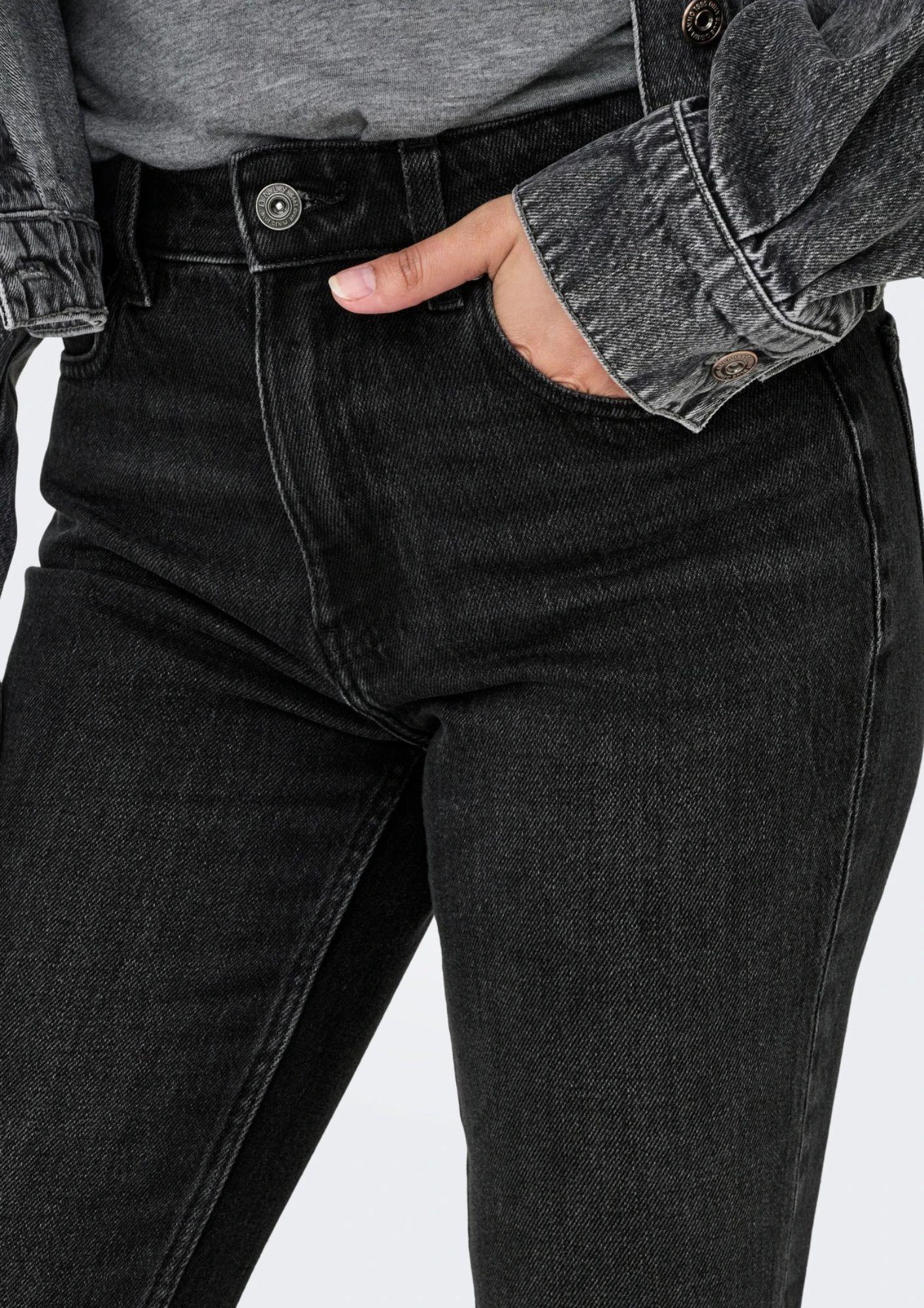 Jeans Donna Only Emily Nero Denim