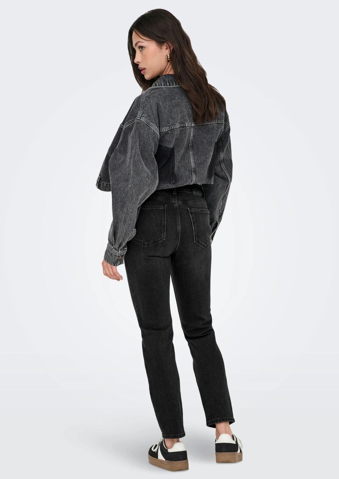 Jeans Donna Only Emily Nero Denim