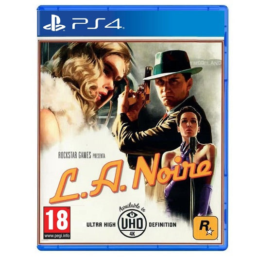 L.A. Noire PS4 Video Game EU Playstation 4 Italian Game Rockstar GTA Sealed