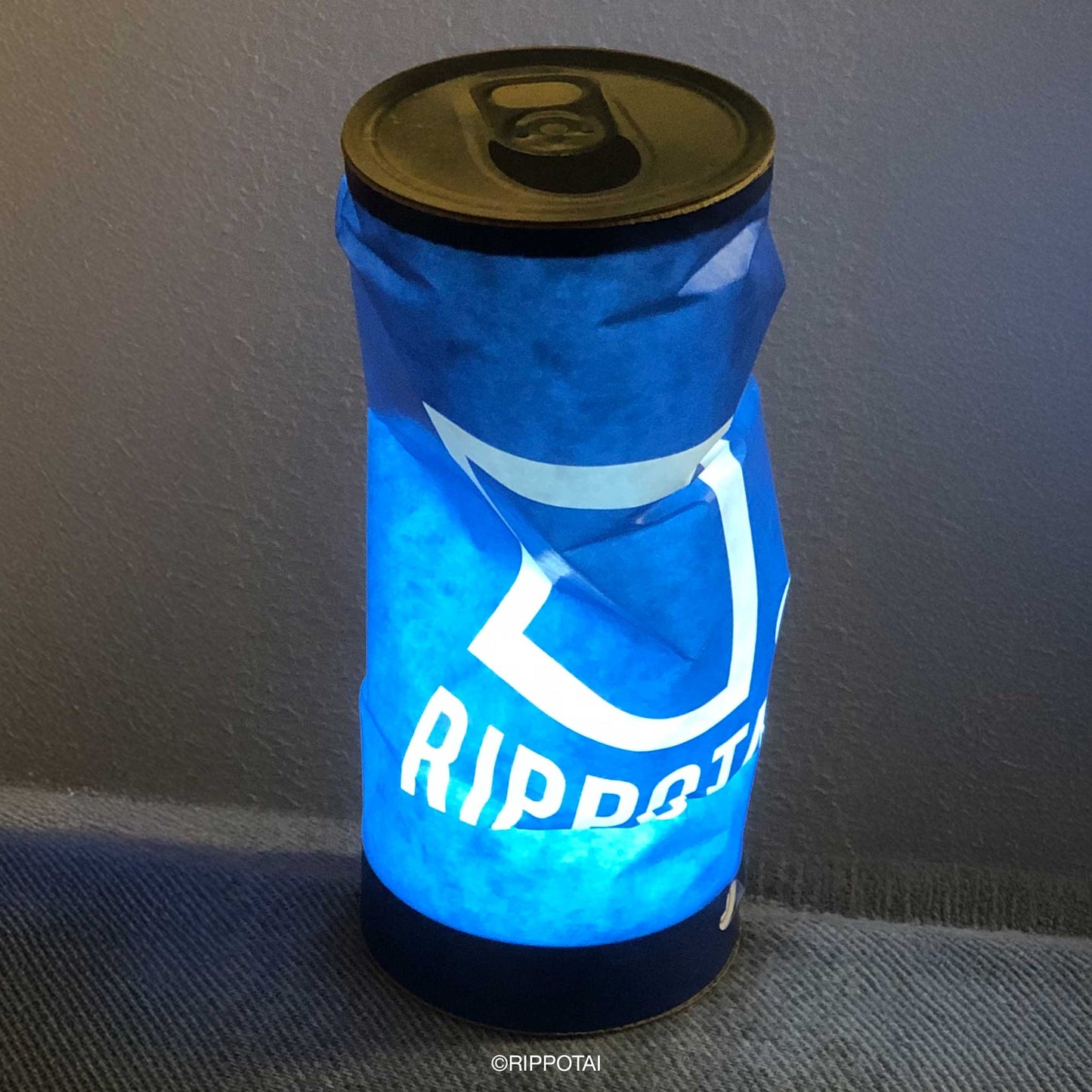 Lampada LED ricaricabile ecologica – Kami Crushed can