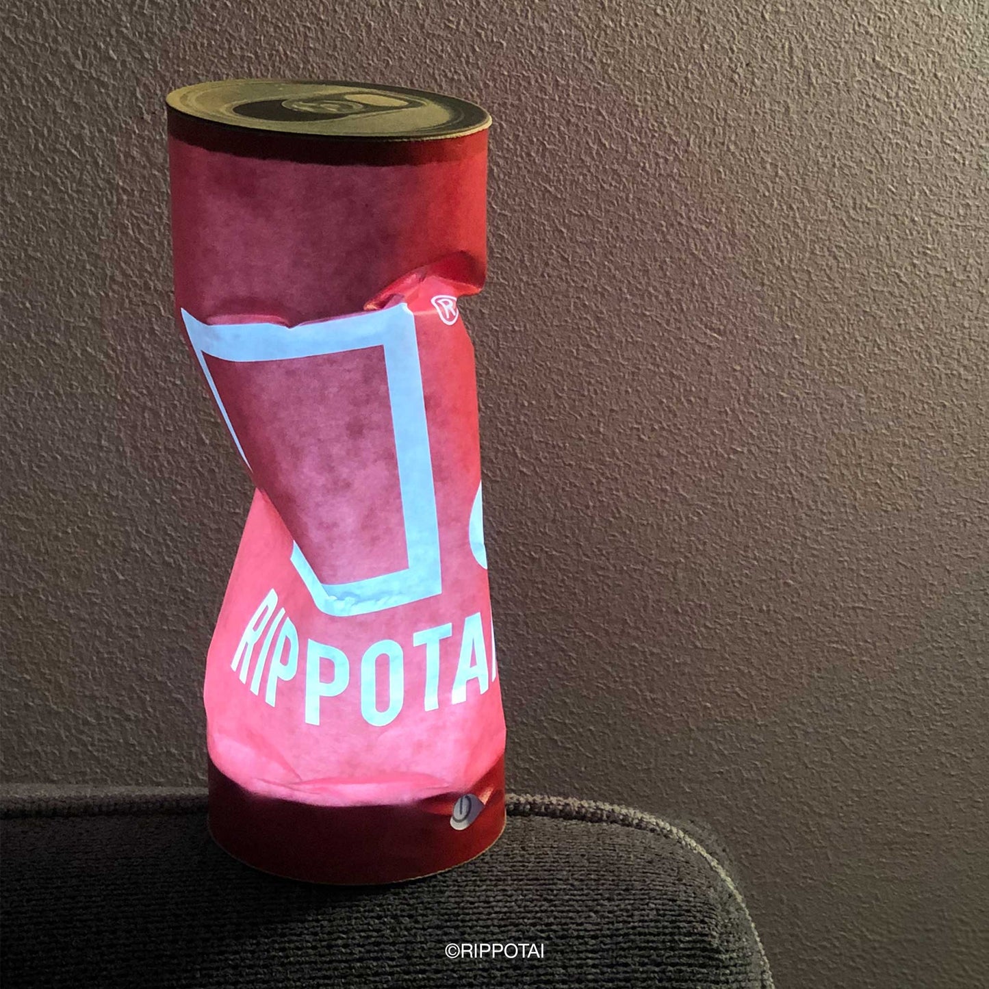 Lampada LED ricaricabile ecologica – Kami Crushed can