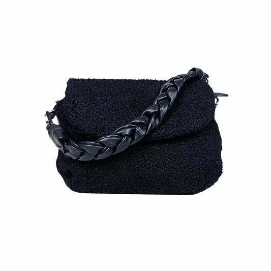 Leather Handbag with sturdy rug Materia MS-9834