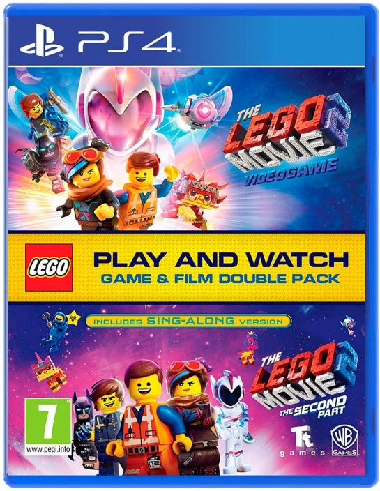 Lego Movie 2 The Videogame & Film Double Pack PS4 PlayStation 4 Game Italian