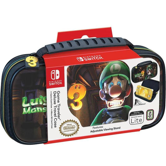BIGBEN LUIGI'S MANSION 3 CARRYING CASE FOR SWITCH LITE OFFICIAL NINTENDO SUPER MARIO