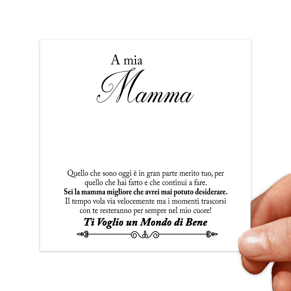 Cartoncini con dediche Donna