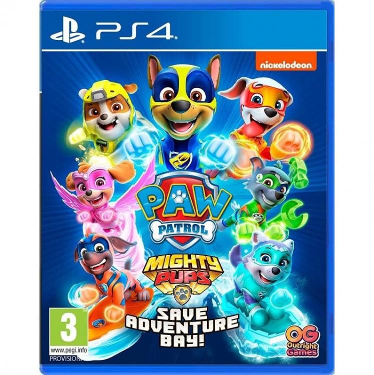 Paw Patrol Mighty Pups: Save Adventure Bay PS4 Game Italian EU Playstation 4