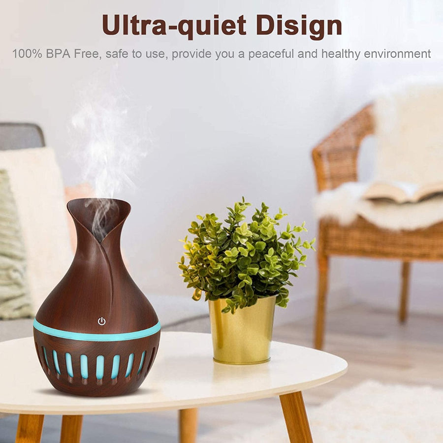 Mini USB Humidifier with Night Lights 7 Colors Desktop Humidifier for Home Yoga Office Bedroom