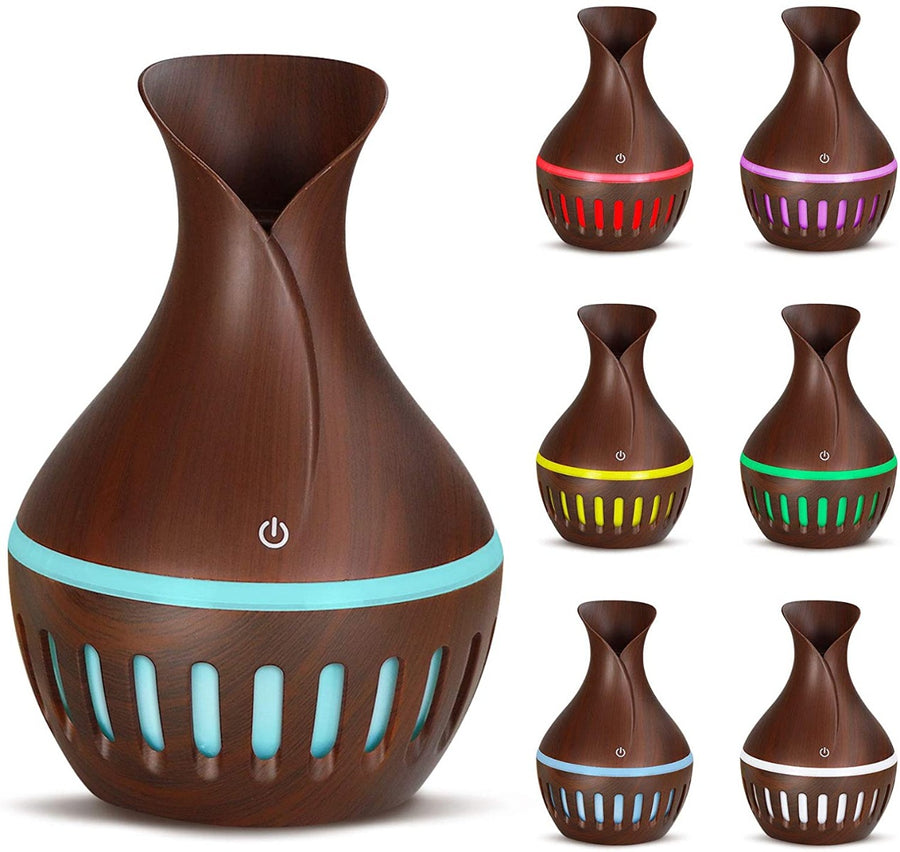 Mini USB Humidifier with Night Lights 7 Colors Desktop Humidifier for Home Yoga Office Bedroom