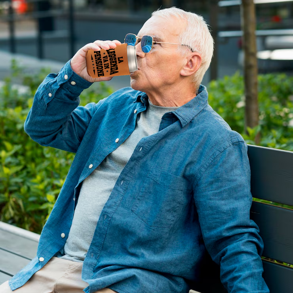 Raffredda Lattina Ecopelle Sintetica Marrone - La Leggenda Va in Pensione