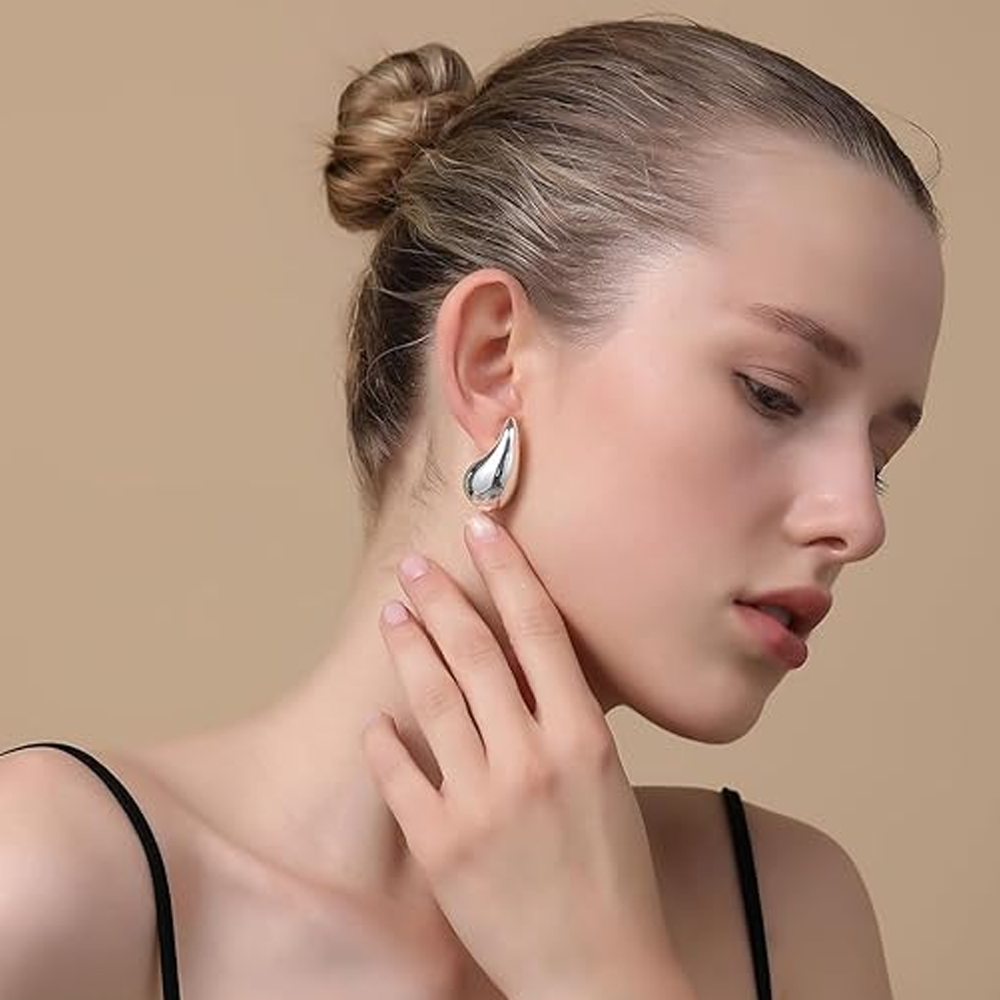 Orecchini a Goccia in Acciaio chirurgico - Alla donna della mia Vita