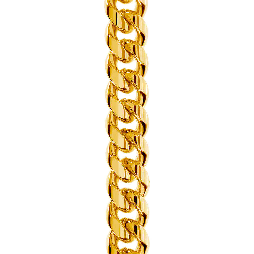 Collana da Uomo Oro - Acciaio Inox Lucidato di Alta Qualità.