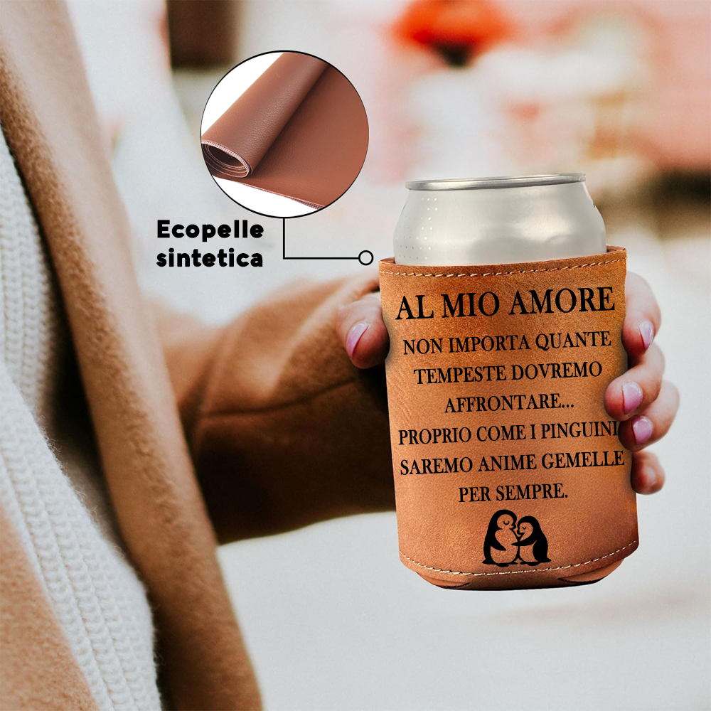 Raffredda Lattina Ecopelle Sintetica Marrone - Al mio Amore