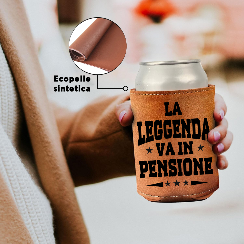 Raffredda Lattina Ecopelle Sintetica Marrone - La Leggenda Va in Pensione
