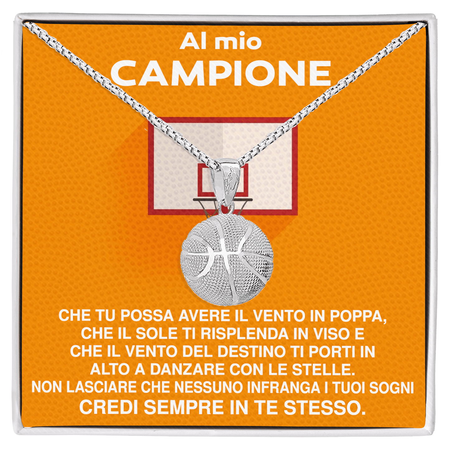 Collana da Uomo - Basket.