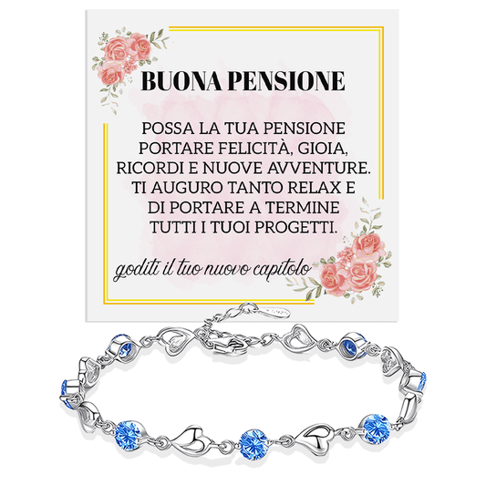 Bracciale Pietre Blu - Buona Pensione