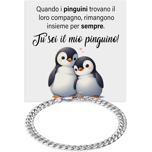 Bracciale Cubano - Pinguino