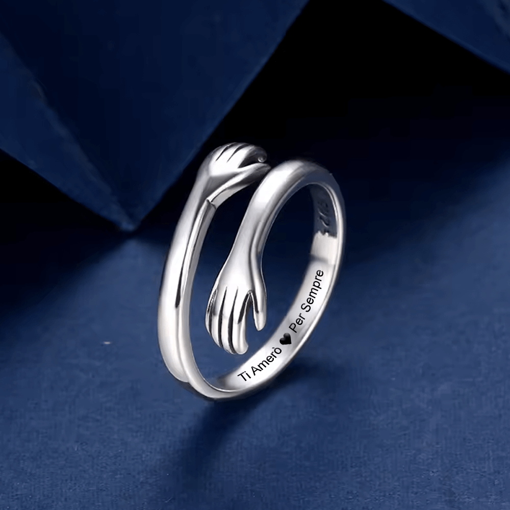Anello da Donna in Argento Sterling 925 - Ti Amerò Per Sempre
