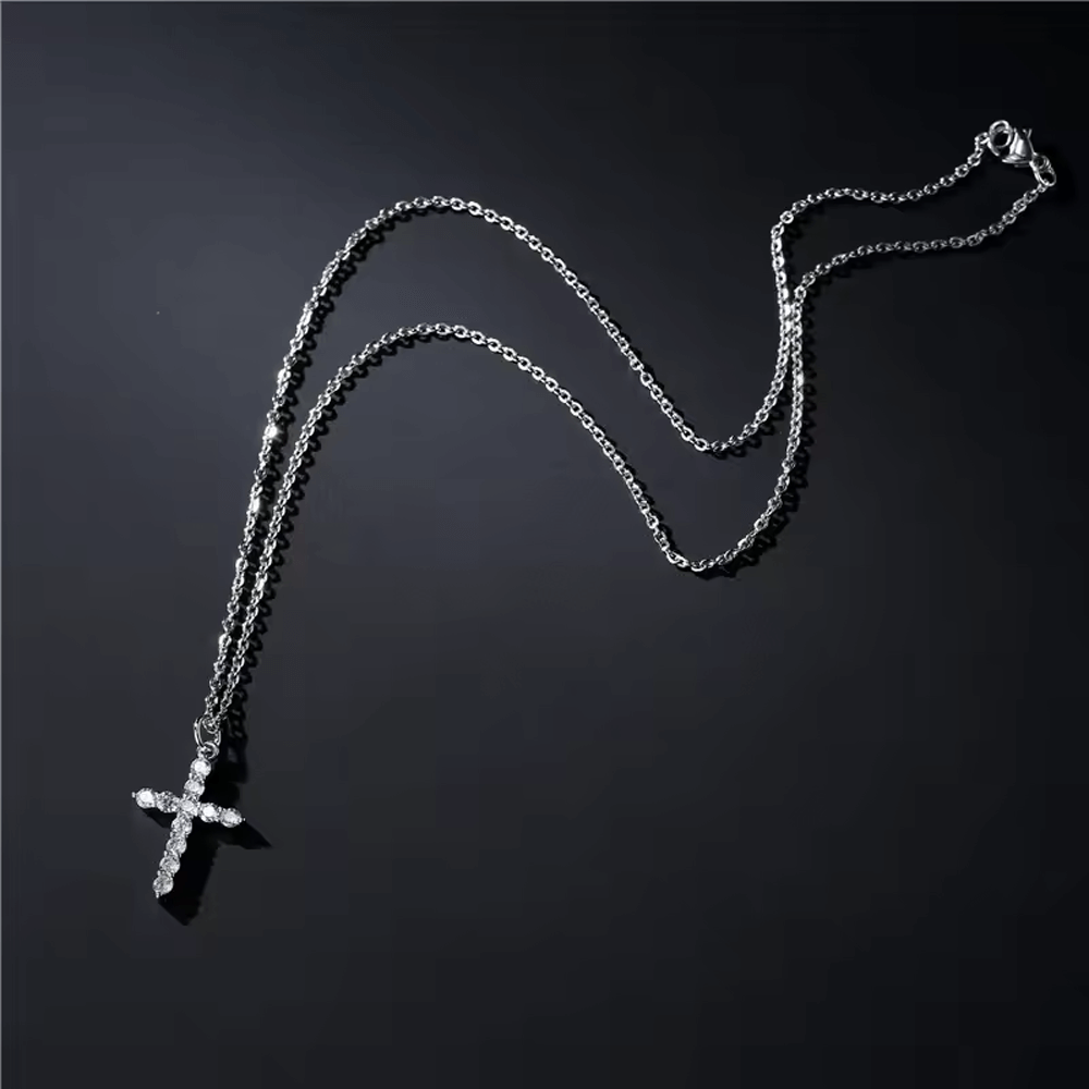 Collana Croce Argento sterling 925 - Per La Mia Madrina