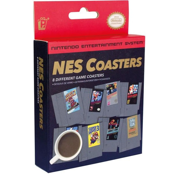 Paladone - Sottobicchieri Nintendo (Nes Coaster) Set Di 8 Sottotazza Nerd Retro