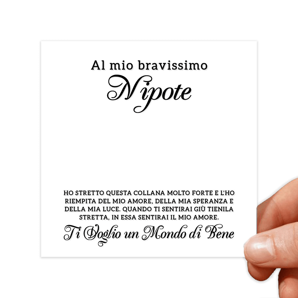 Cartoncini con dediche Uomo