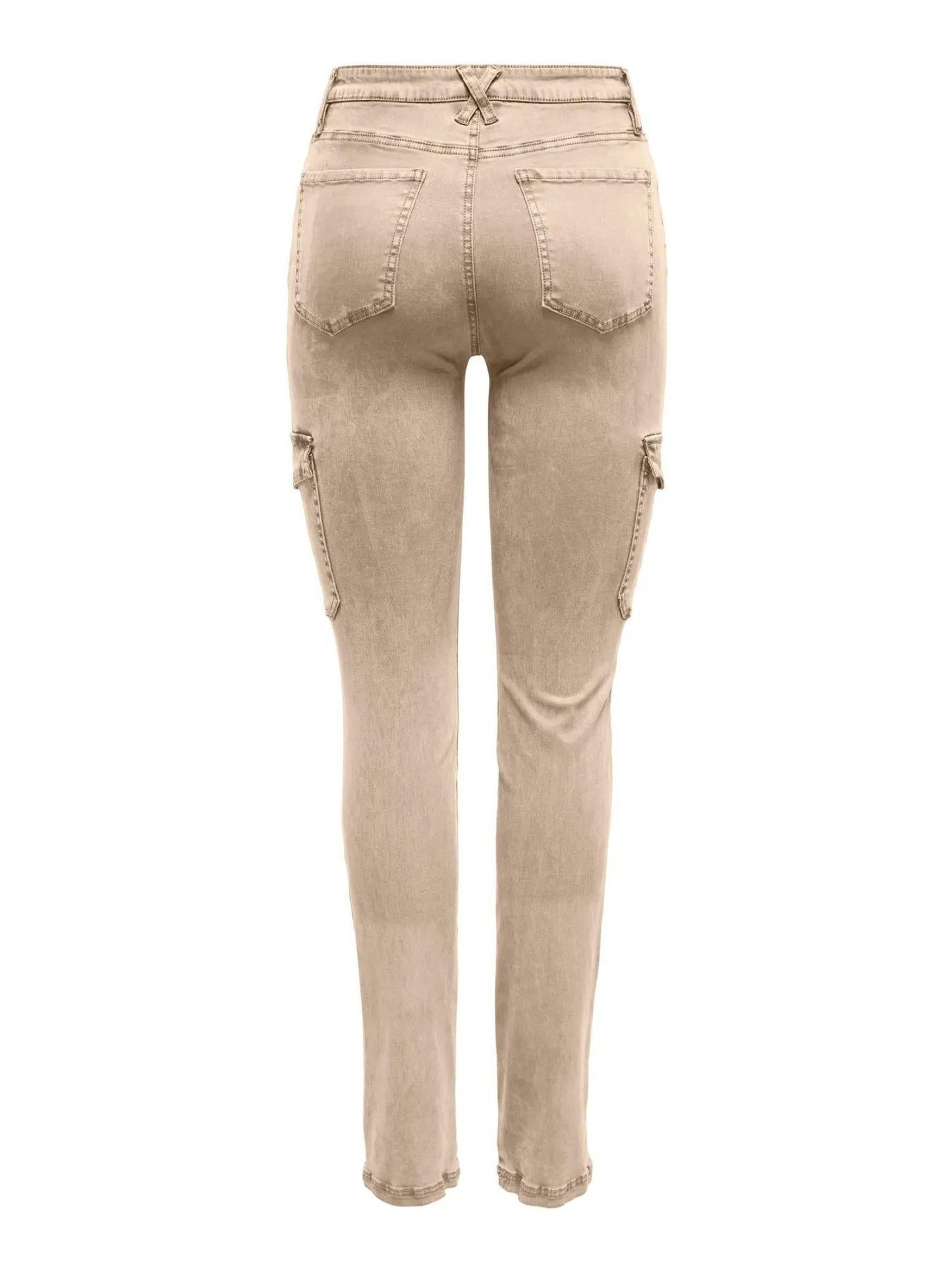 Only Pantaloni Cargo Donna Brandy Humus