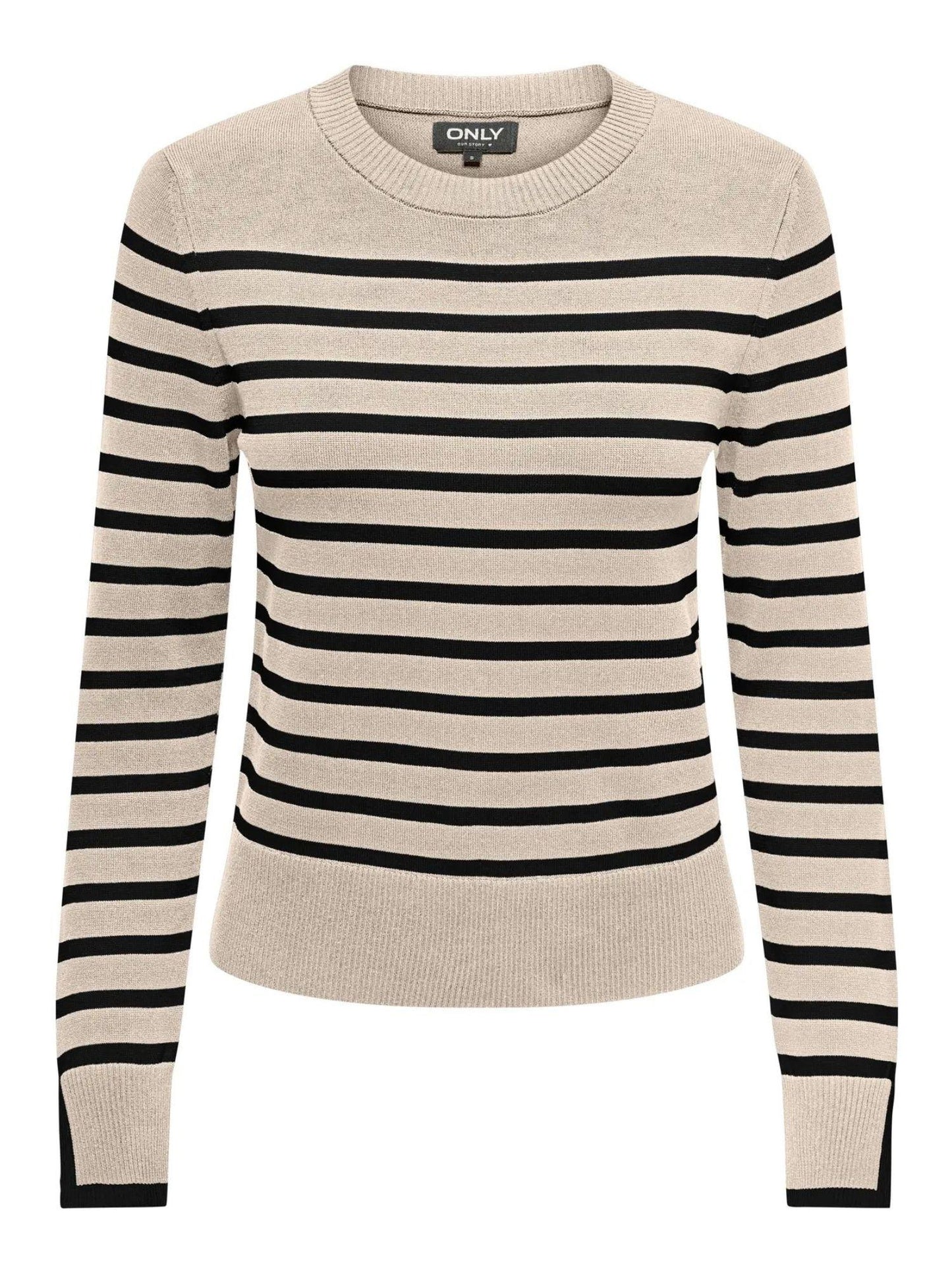 Only Maglione Donna Kalana Whitecap Gray Black