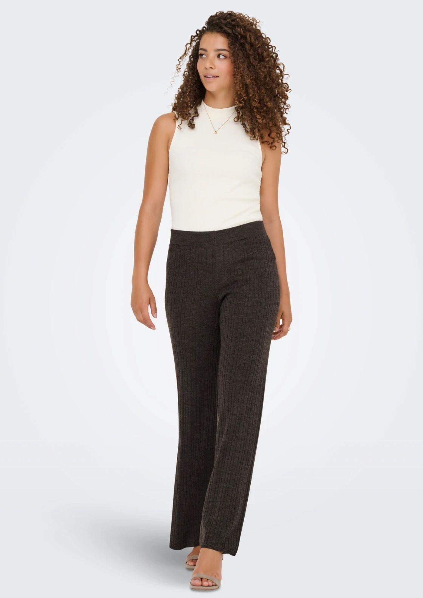 Only Pantalone Donna Thea Marrone