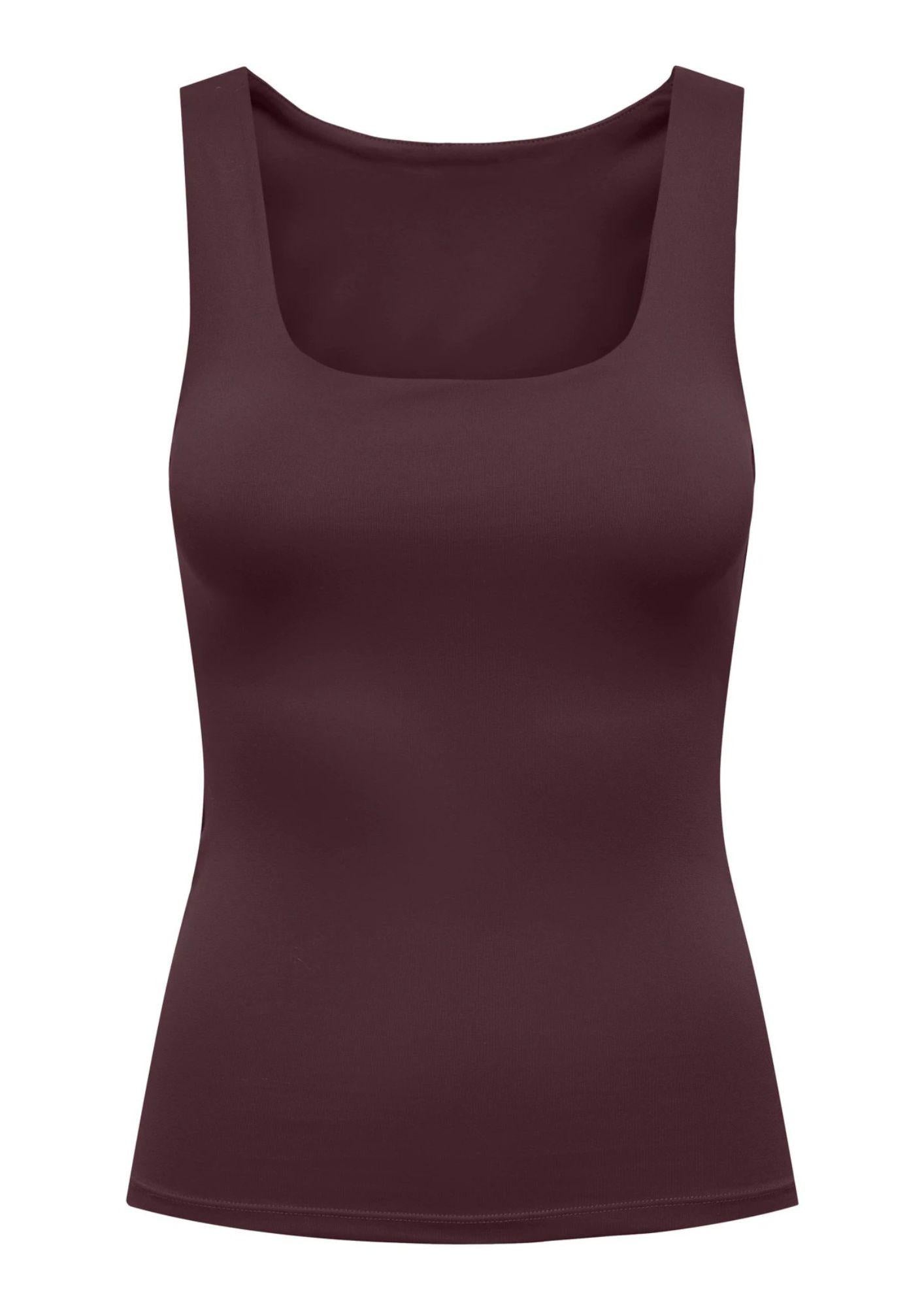 Only Top Donna Lea Bordeaux