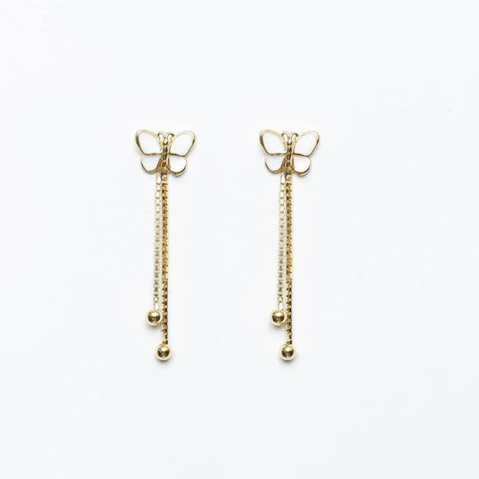 ORECCHINI MINI BUTTERFLY IN ARGENTO