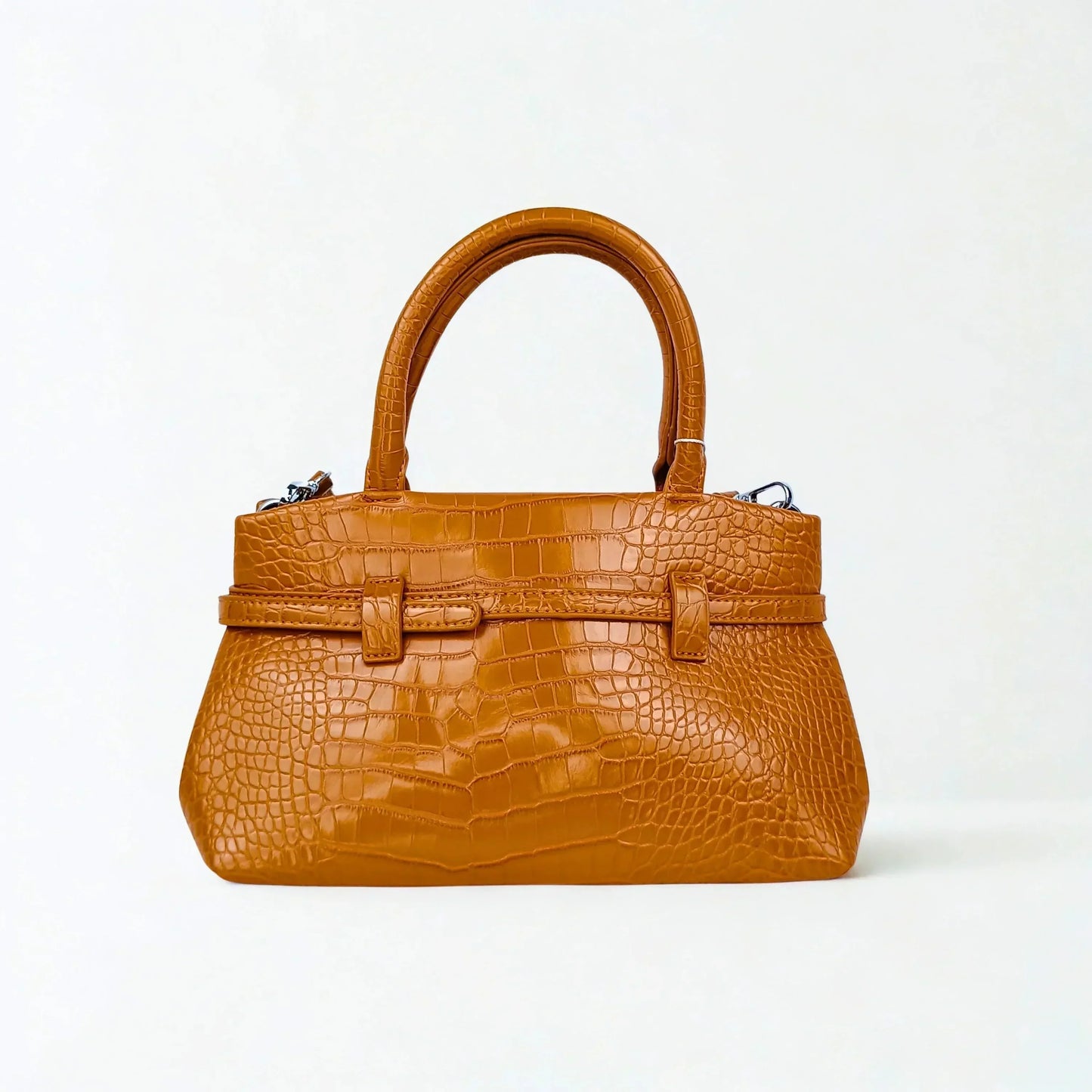 Patent Crocodile Leather Handbag - MS-7433