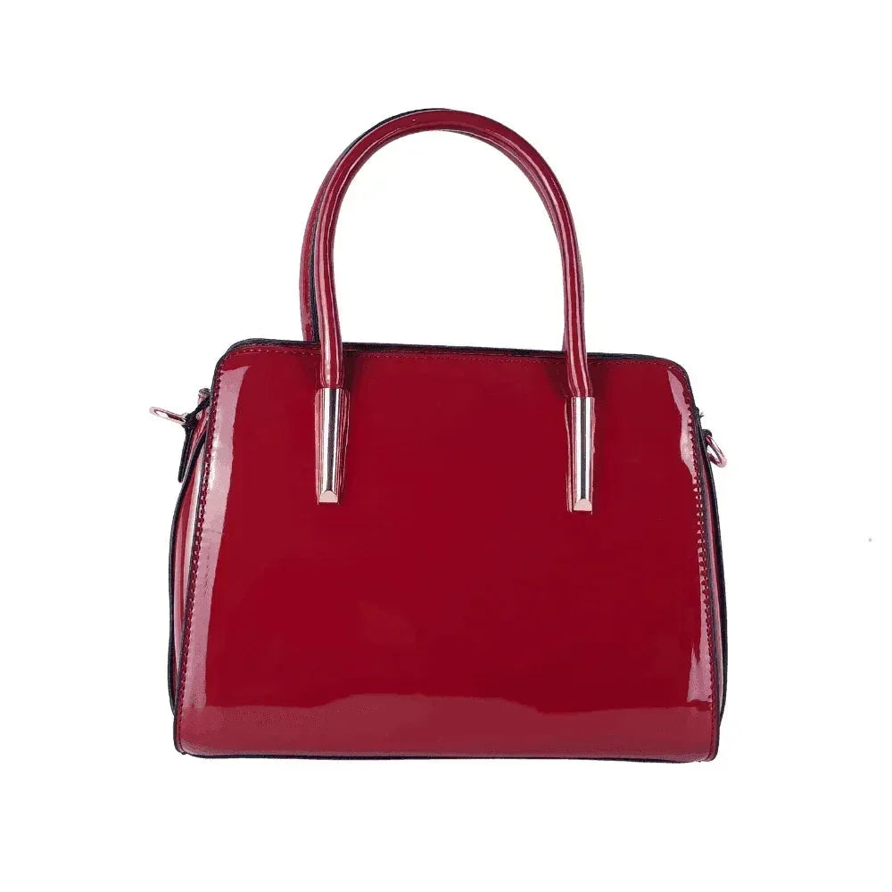 Patent Leather Handbag MS-7408