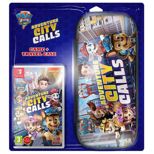 Paw Patrol Adventure City Calls Nintendo Switch Video Game Kit With Cover Case