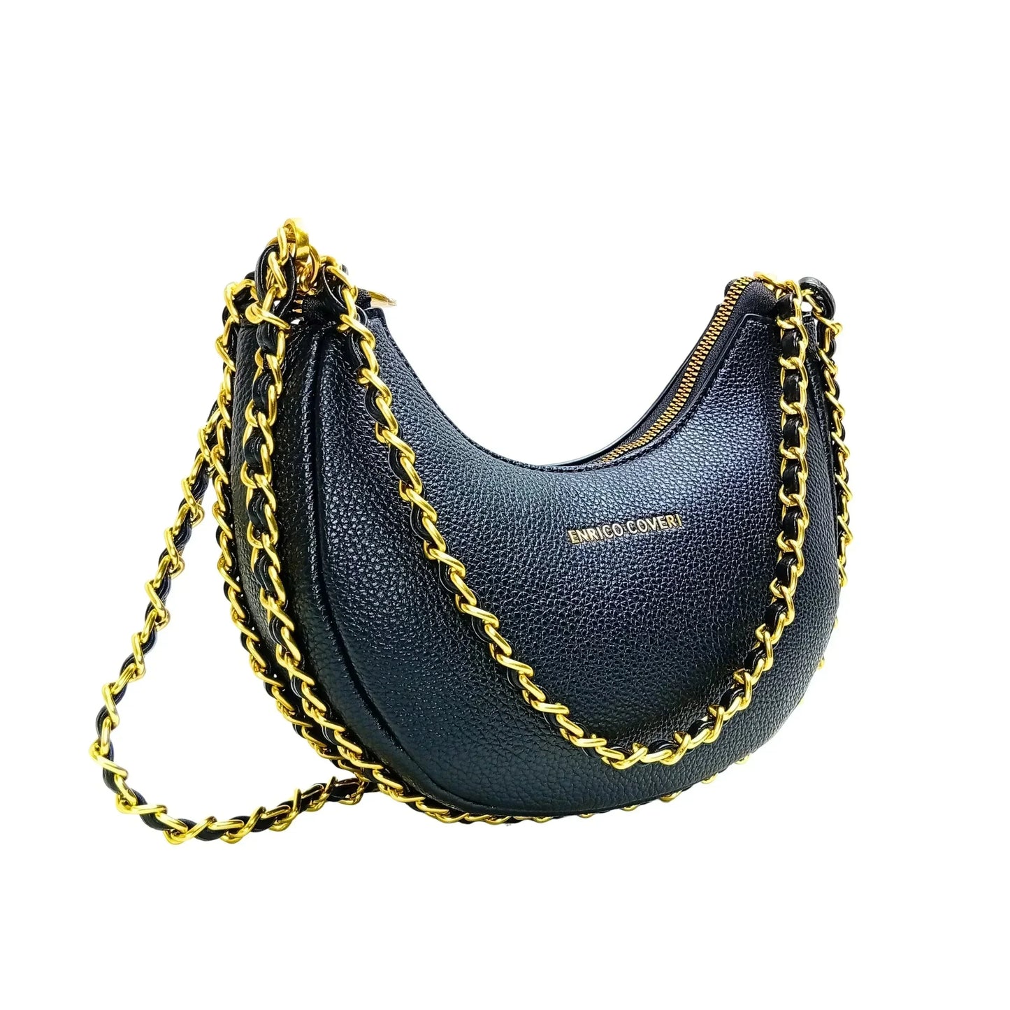 Pink Shoulder Bag with gold color chain strap MS-8824