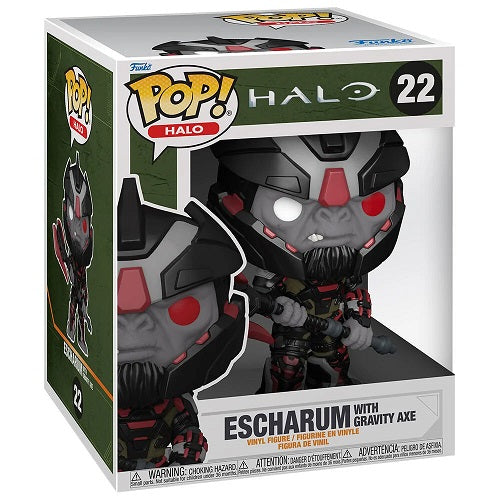Funko Pop Halo 22 Escharum With Gravity Axe 15Cm Vinyl Figure Xbox Statua Pop