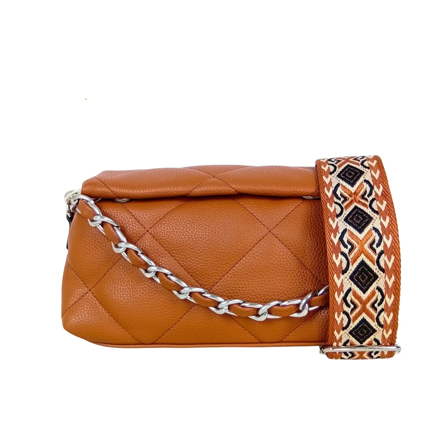 Portable leather crossbody bag MS-8736