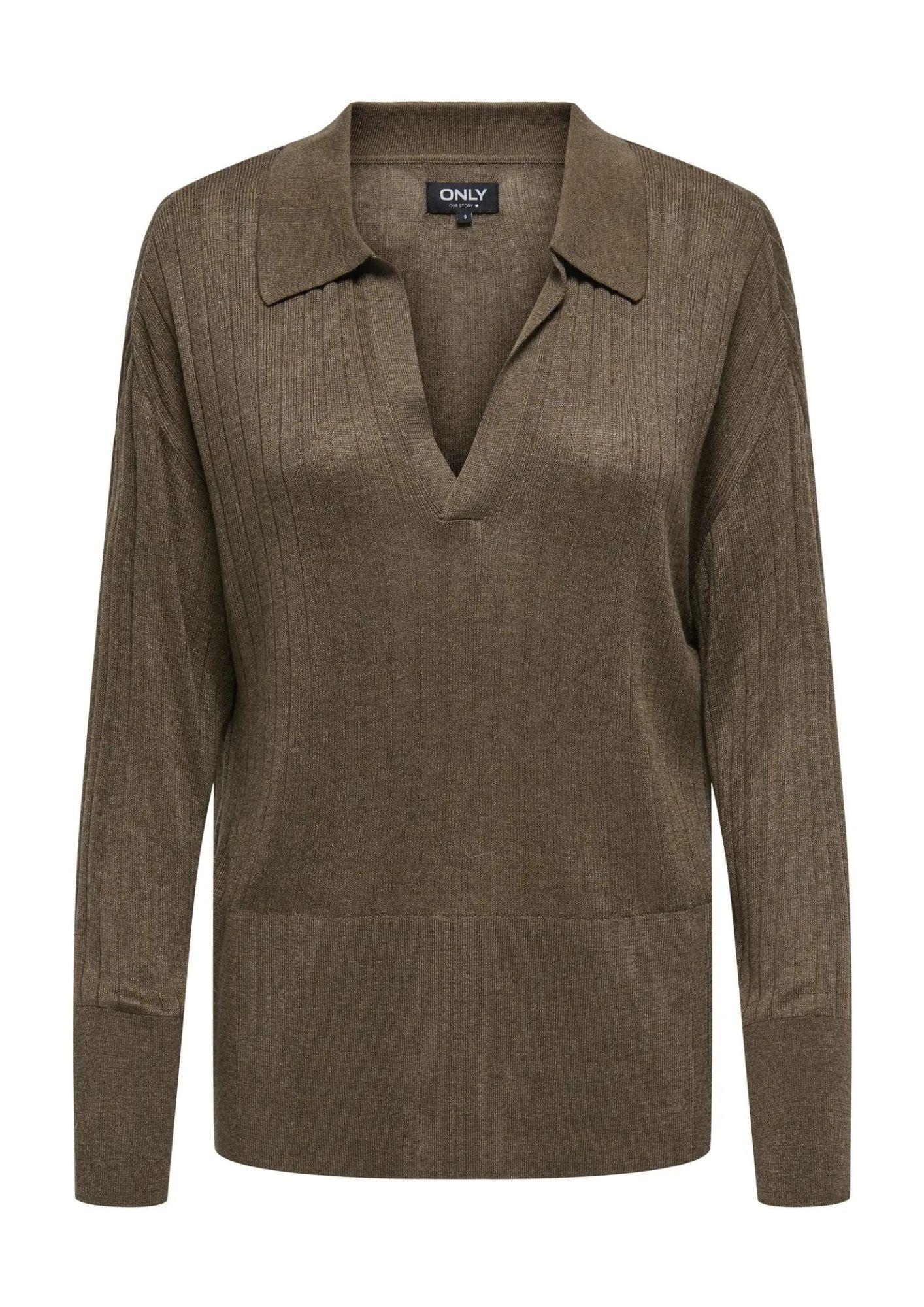 Only Maglione Donna Tara Marrone