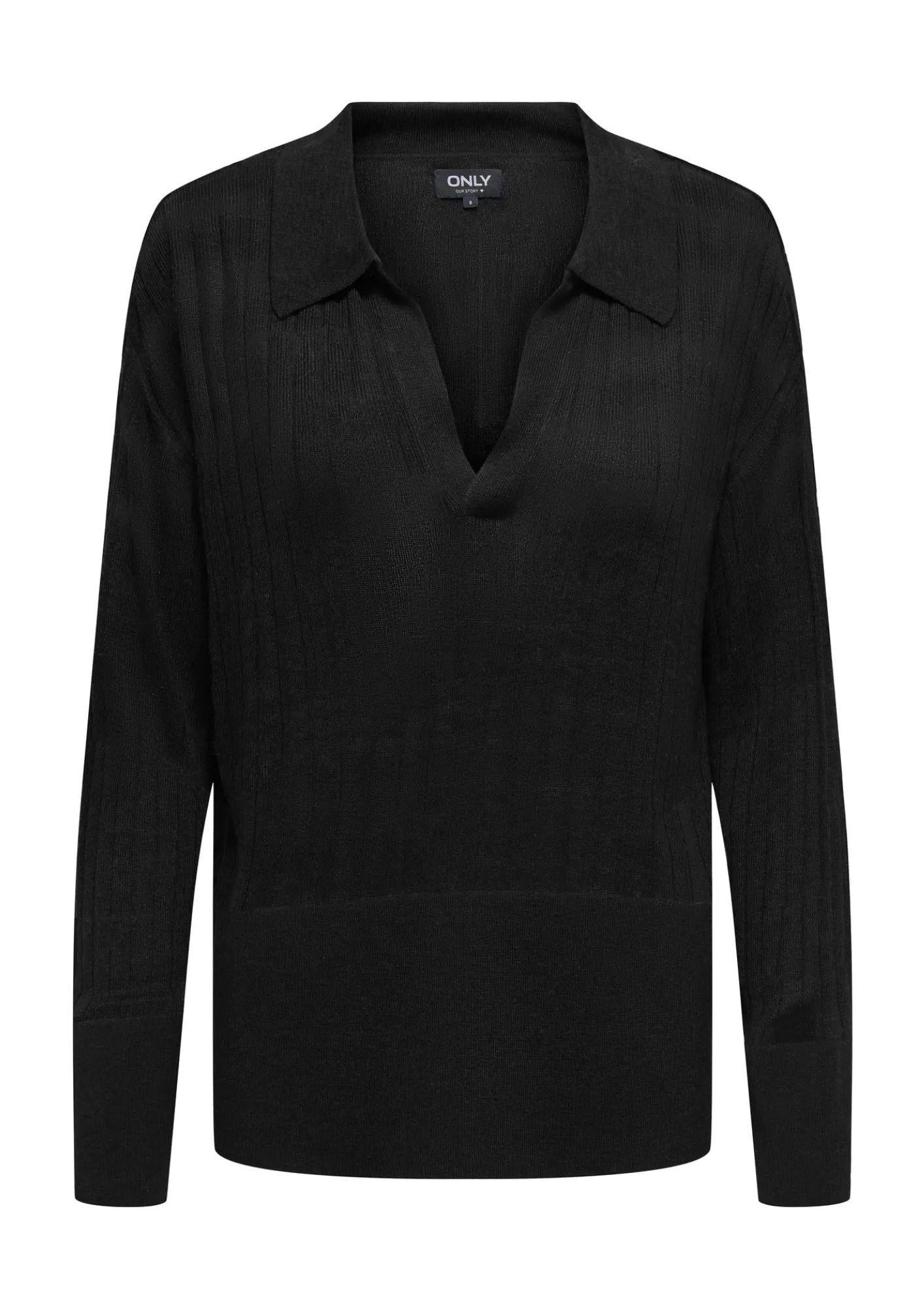 Only Maglione Donna Tara Nero