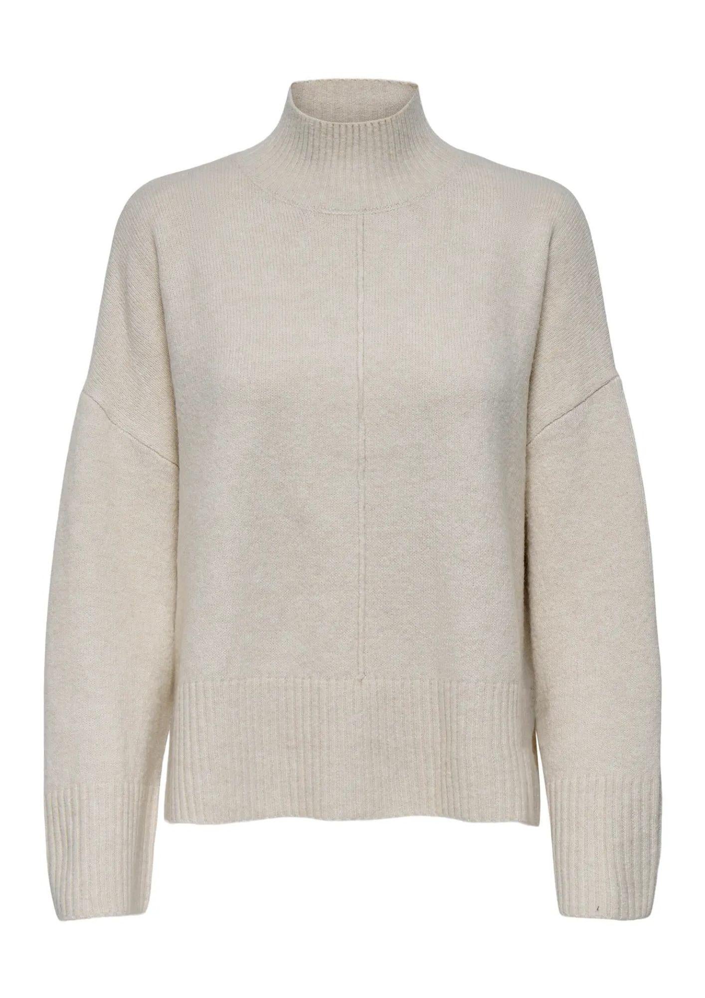 Only Maglione Donna Whitney Beige