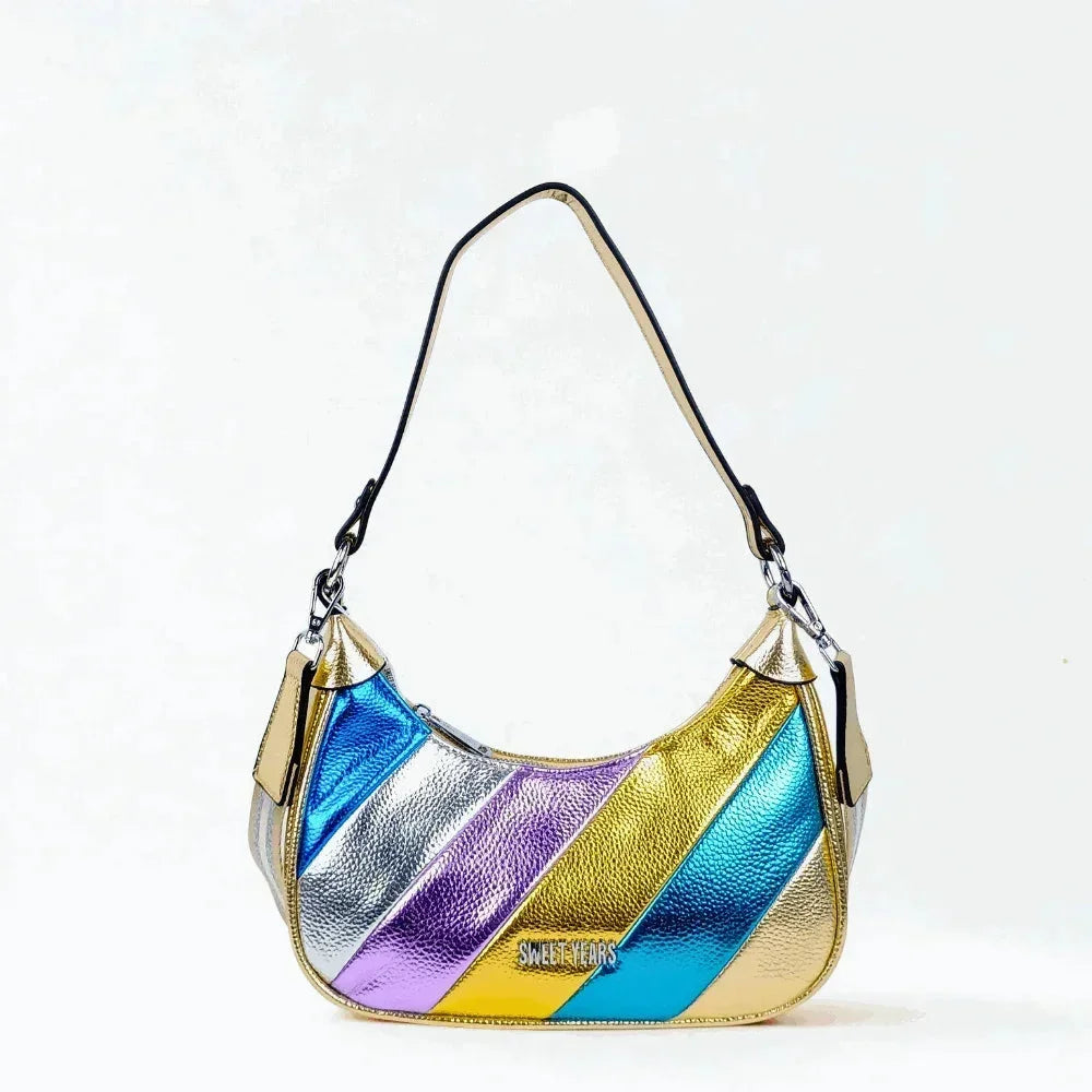 Rainbow Metallic Crossbody Bag - MS-0008
