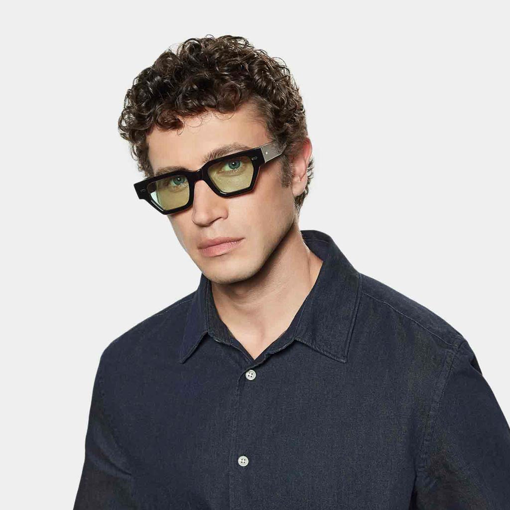Raso Eco Black | Light Green