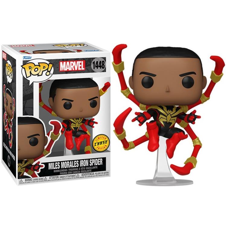 Funko Pop! Marvel (1448) Miles Morales Iron Spider (Chase) Spider-Man Comics 9Cm