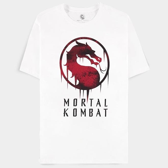DIFUZED - T-SHIRT: MORTAL KOMBAT (XL) MAGLIA LOGO VIDEOGAMES VIDEOGIOCO PS4 PS5