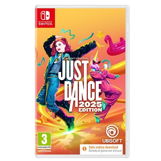 Just Dance 2025 Edition Nintendo Switch Video Game New Italian (Ciab) Music