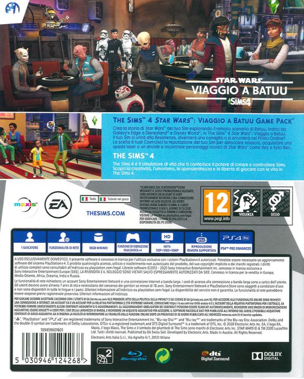 The Sims 4 PS4 Italian Game Playstation 4 Video Game New Sealed The Sim